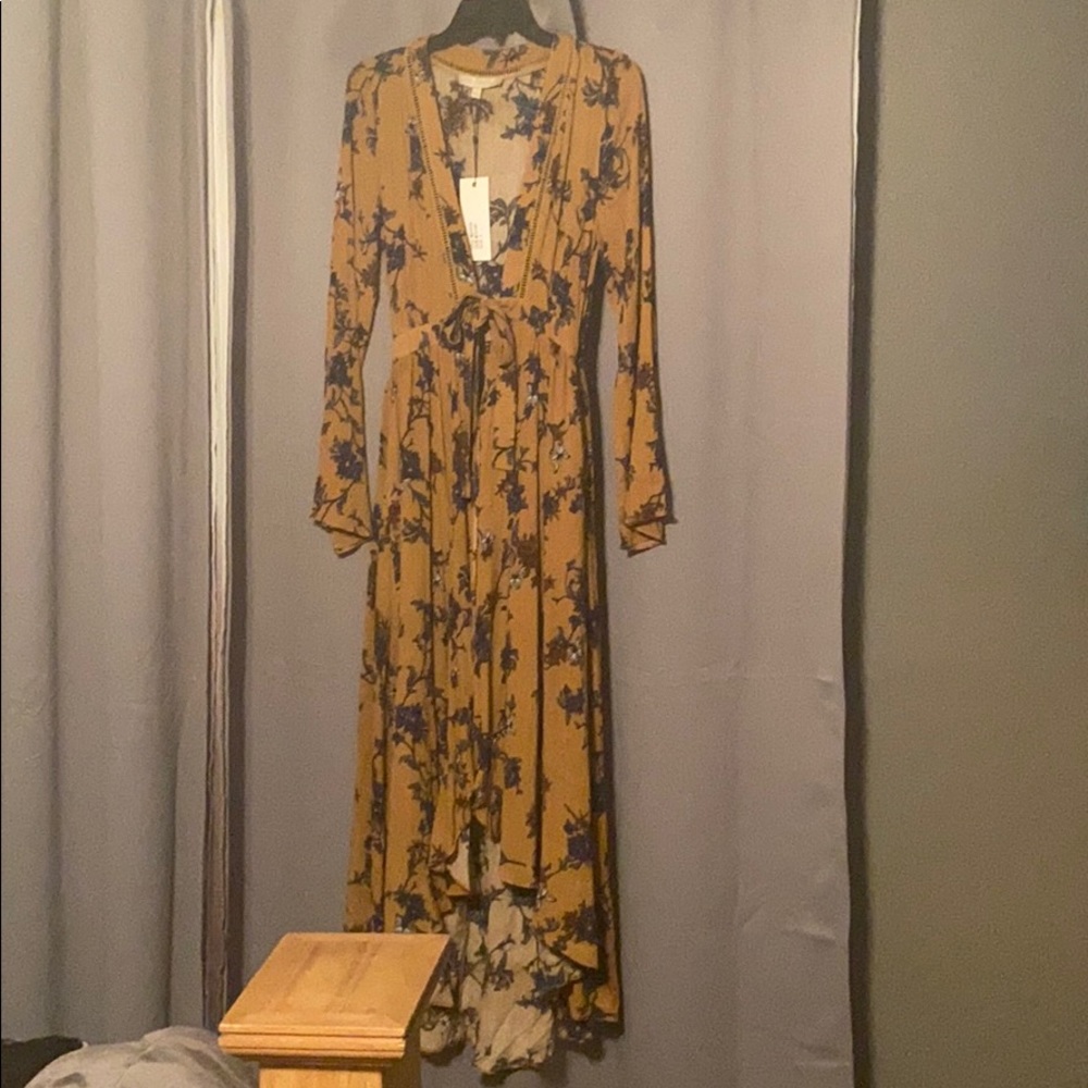 Mustard floral raxi